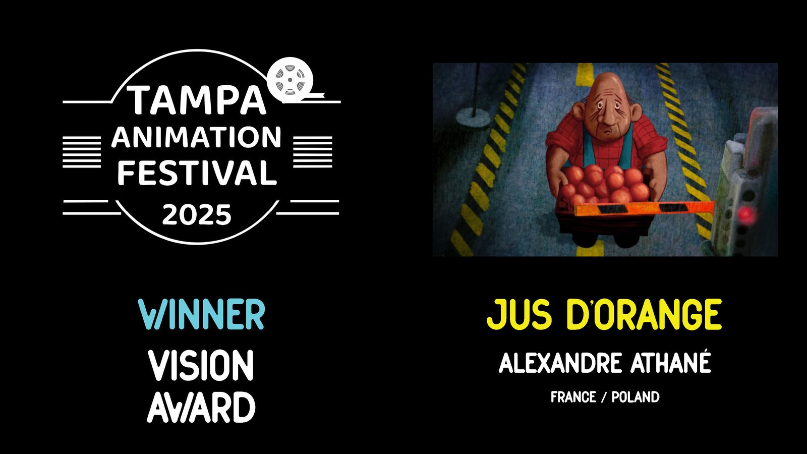 VISIONARY AWARD Jus d'Orange, Alexandre Athané